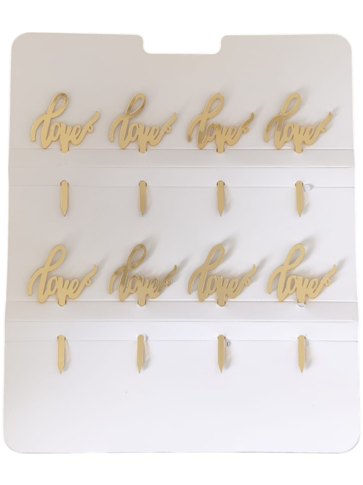 8'Lİ PLEKSİ KÜRDAN LOVE GOLD