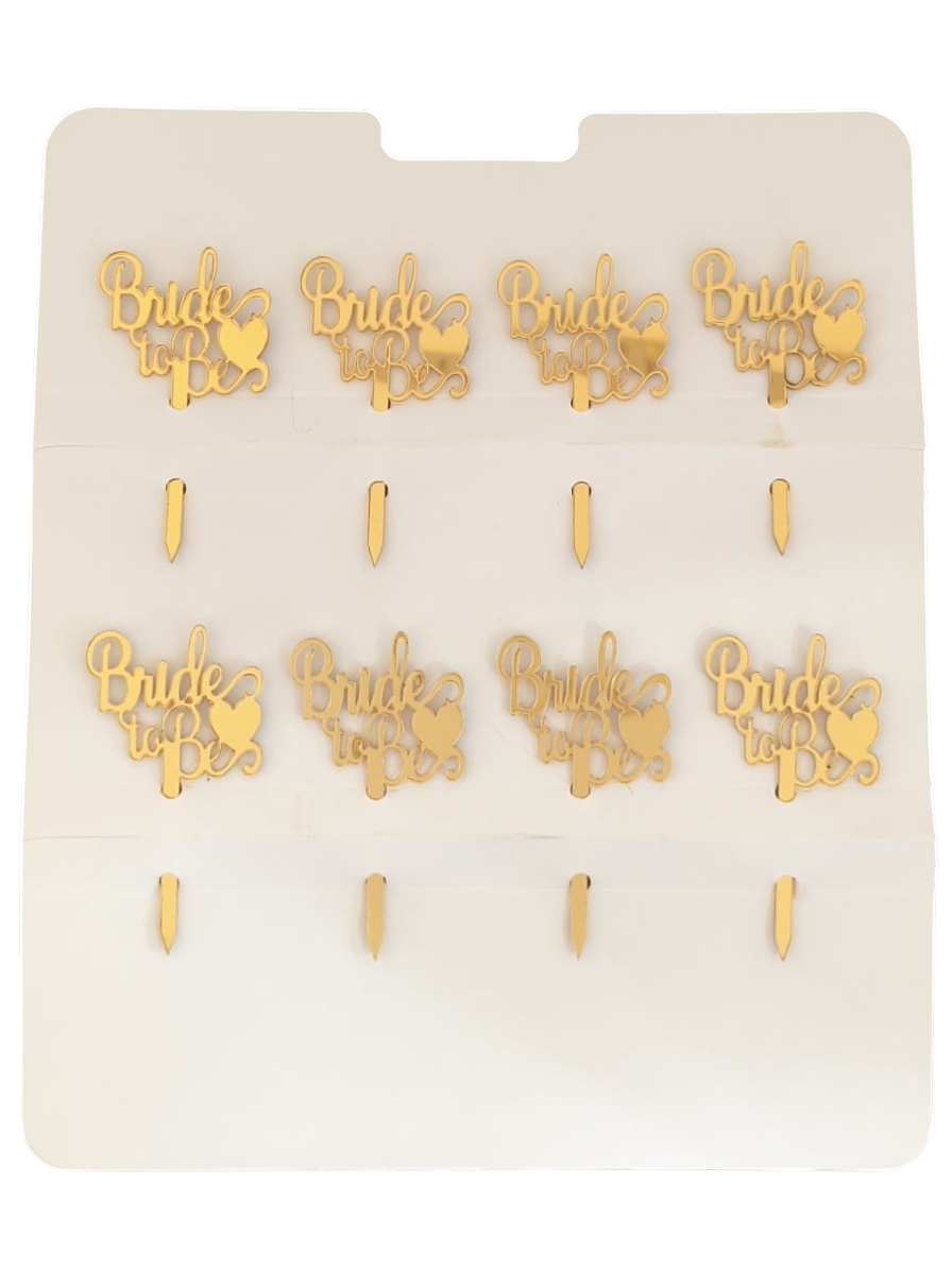 8'Lİ PLEKSİ KÜRDAN BRİDE TOBE GOLD