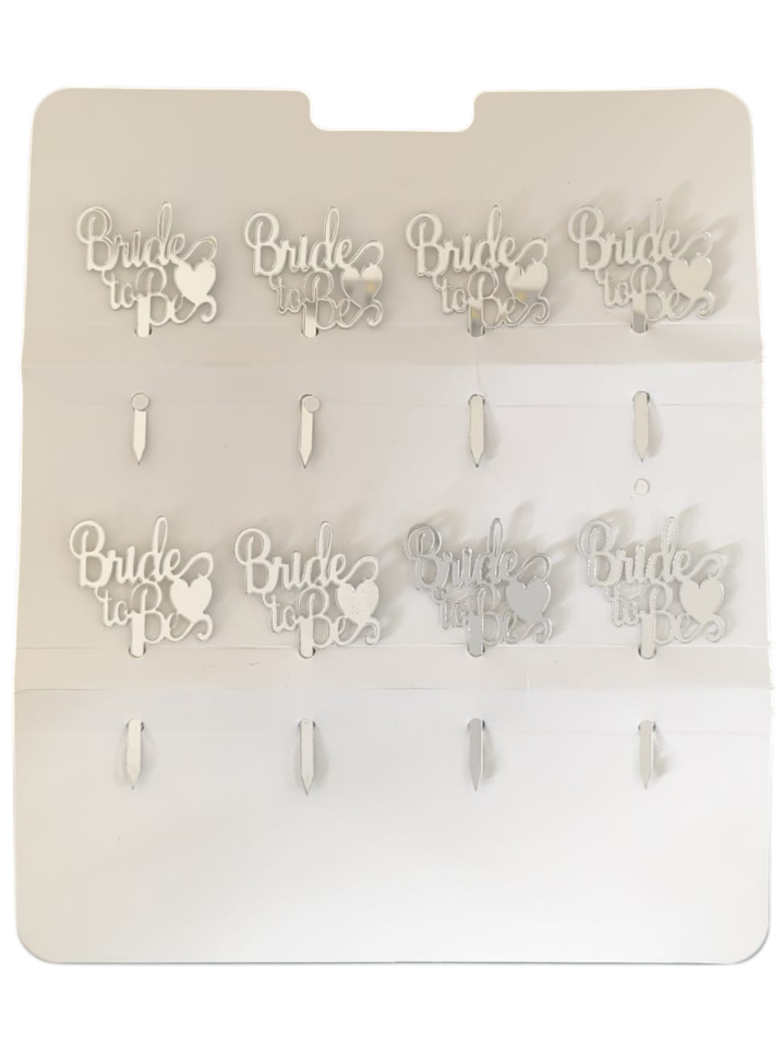 8'Lİ PLEKSİ KÜRDAN BRİDE TOBE GÜMÜŞ