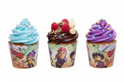 25Lİ CUPCAKE BRAWL STARS