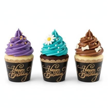 25'Lİ CUPCAKE HAPPY BİRTHDAY