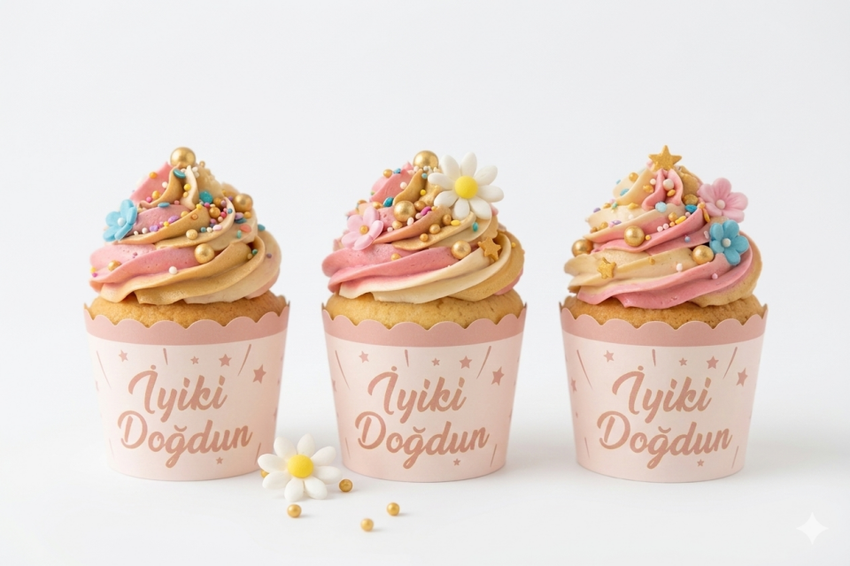 25'Lİ CUPCAKE İYİKİ DOĞDUN