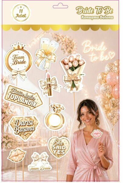 BRİDE KONUŞMA BALONU GOLD