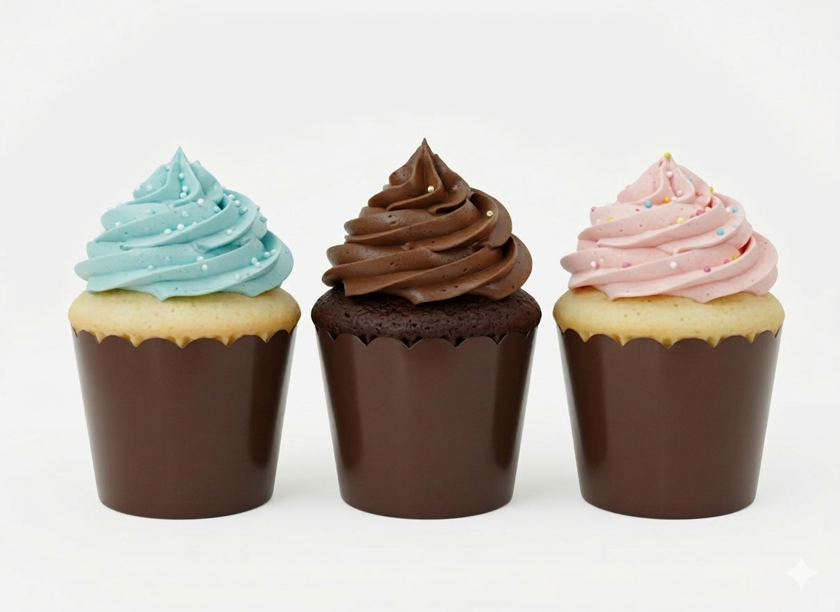 25Lİ CUPCAKE KAHVERENGİ