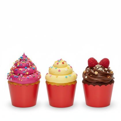 25'Lİ CUPCAKE KIRMIZI