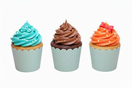 25Lİ CUPCAKE MAKARON YEŞİL