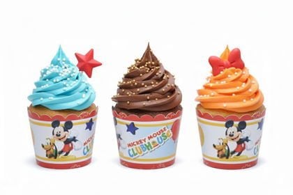 25li CUPCAKE MİKİ MAUSE