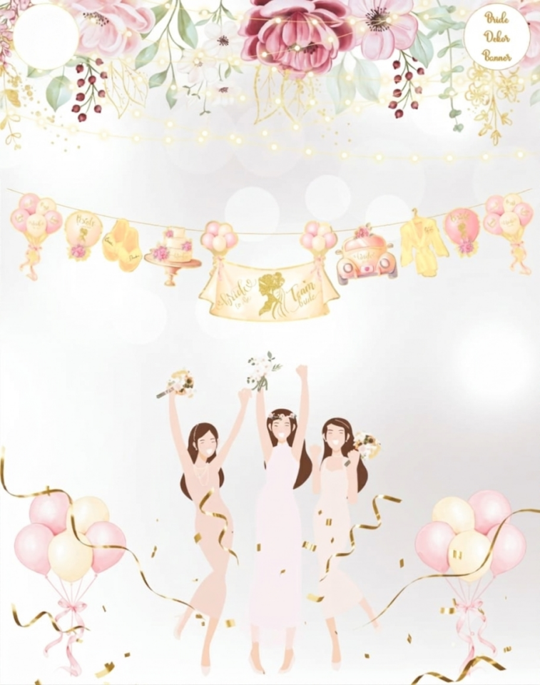 BRİDE DEKORATİF BANNER
