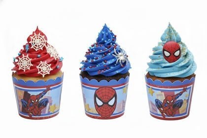 25Lİ CUPCAKE ÖRÜMCEK ADAM