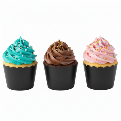 25'Lİ CUPCAKE SİYAH