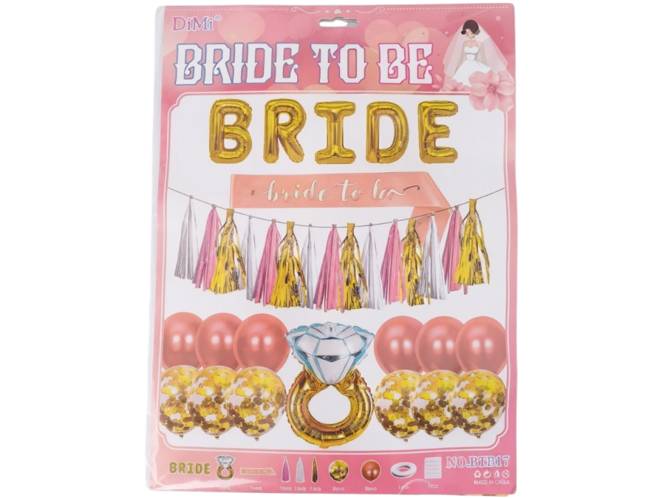 BRİDE SET BALON PÜSKÜLLÜ