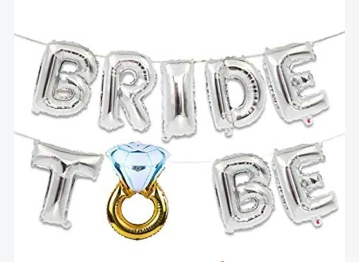 BRİDE TOBE SET BALON YÜZÜKLÜ GÜMÜŞ