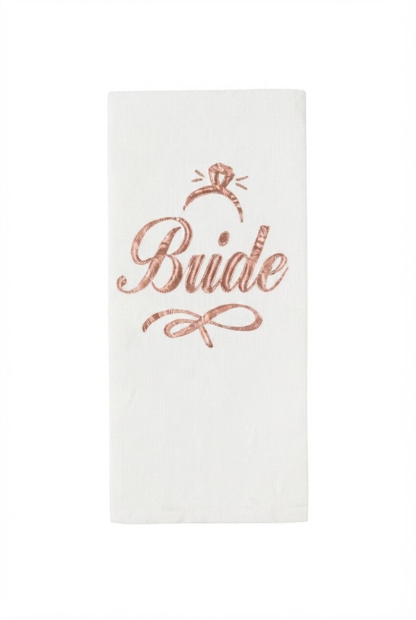 BRİDE YALDIZLI PEÇETE ROSE 10' LU
