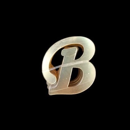 4 CM PLEKSİ HARF ( 20'Lİ) B GOLD