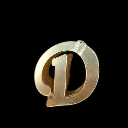 4 CM PLEKSİ HARF ( 20'Lİ) D GOLD