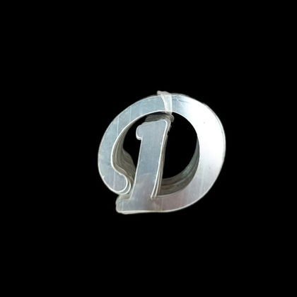 4 CM PLEKSİ HARF ( 20'Lİ) D GÜMÜŞ