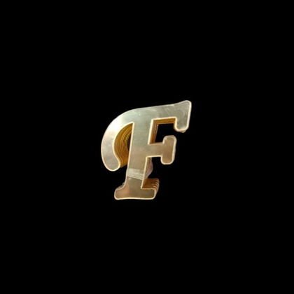 4 CM PLEKSİ HARF ( 20'Lİ) F GOLD