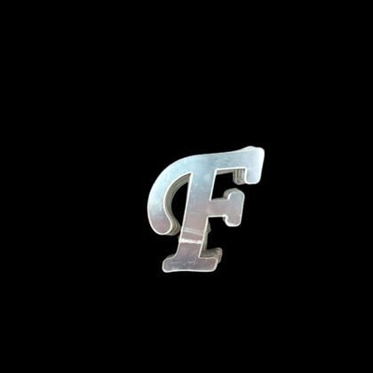 4 CM PLEKSİ HARF ( 20'Lİ) F GÜMÜŞ