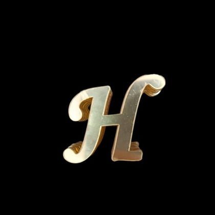4 CM PLEKSİ HARF ( 20'Lİ) H GOLD