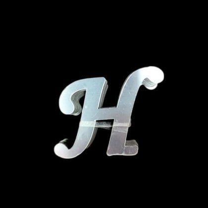 4 CM PLEKSİ HARF ( 20'Lİ) H GÜMÜŞ