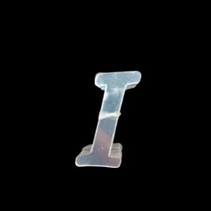 4 CM PLEKSİ HARF ( 20'Lİ) I GÜMÜŞ