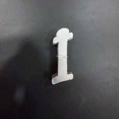 4 CM PLEKSİ HARF ( 20'Lİ) İ GÜMÜŞ