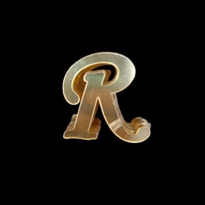 4 CM PLEKSİ HARF (20'li) R GOLD