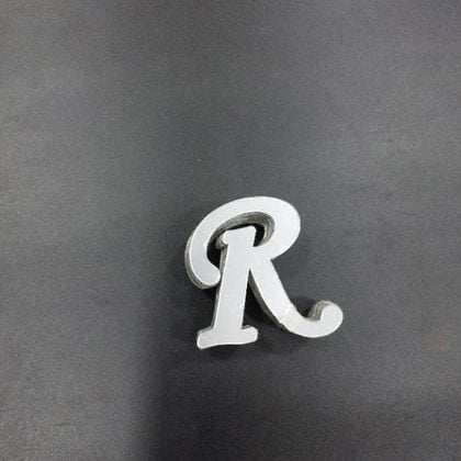 4 CM PLEKSİ HARF (20'li) R GÜMÜŞ