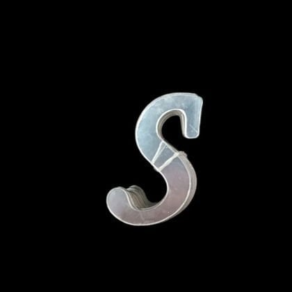 4 CM PLEKSİ HARF (20'li) S GÜMÜŞ