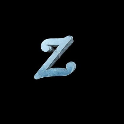4 CM PLEKSİ HARF (20'li) Z GÜMÜŞ