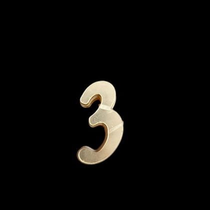 4 CM PLEKSİ RAKAM (20'li) 3 GOLD