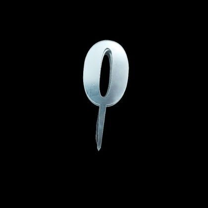 AHŞAP STAND YEDEK RAKAM (10'LU) 0 GÜMÜŞ