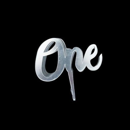 AHŞAP STAND YEDEK YAZI (10'LU) ONE GÜMÜŞ