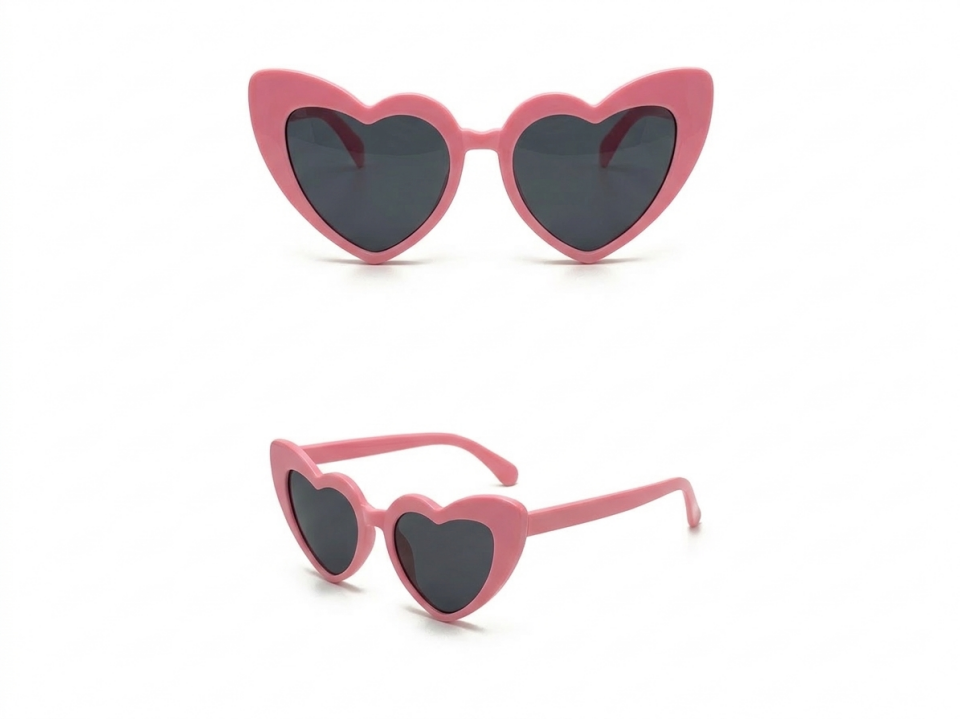 GELİN KALP GÖZLÜK PEMBE