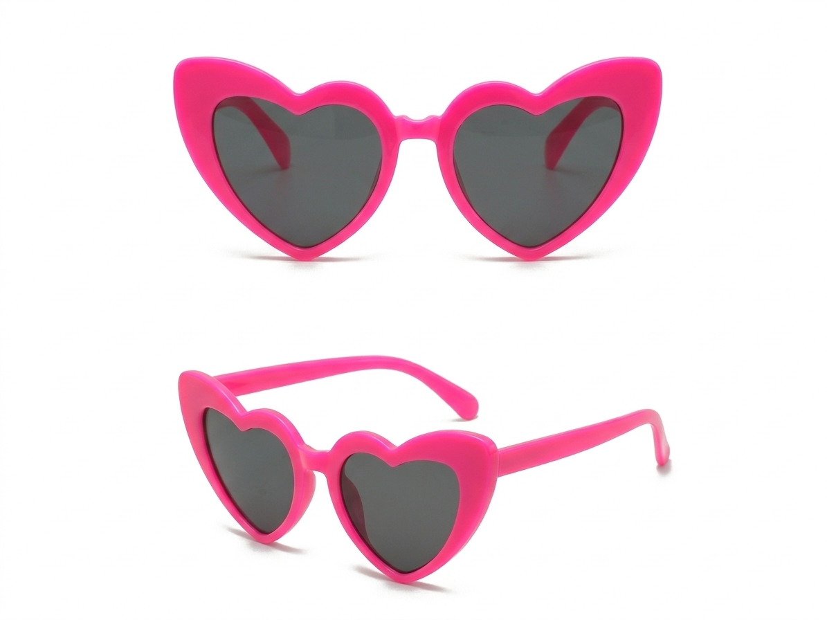 GELİN KALP GÖZLÜK FUŞYA