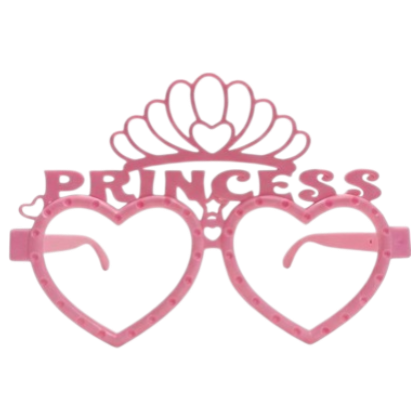RENKLİ MİKA GÖZLÜK PRİNCESS PEMBE