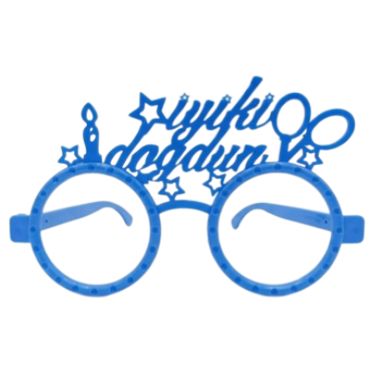 RENKLİ MİKA GÖZLÜK İYİKİ DOĞDUN MAVİ