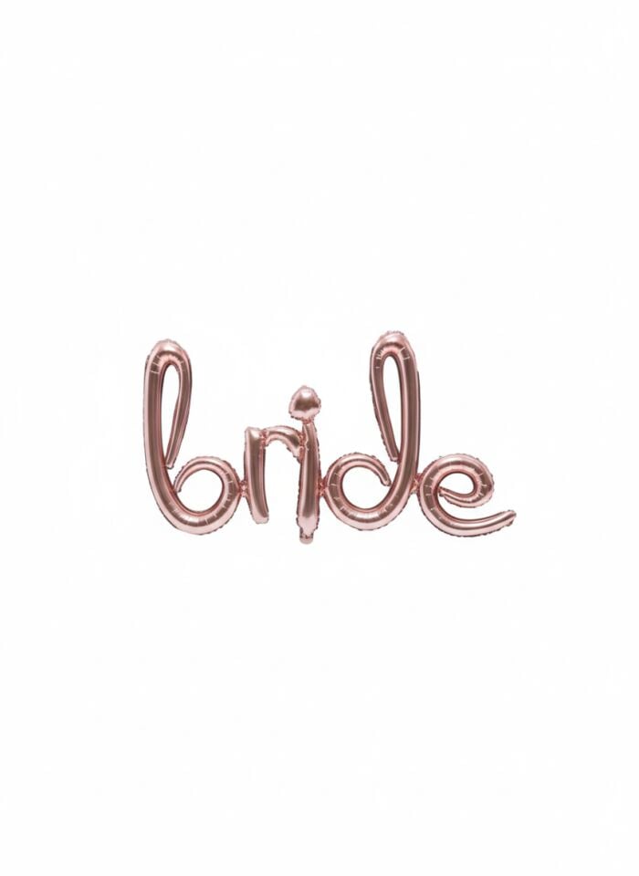 FOLYO BALON EL YAZILI BRIDE ROSE