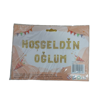 FOLYO BALON HOŞGELDİN OĞLUM GOLD