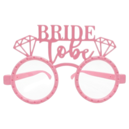 RENKLİ MİKA GÖZLÜK BRİDE TOBE PEMBE