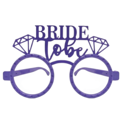 RENKLİ MİKA GÖZLÜK BRİDE TOBE LİLA