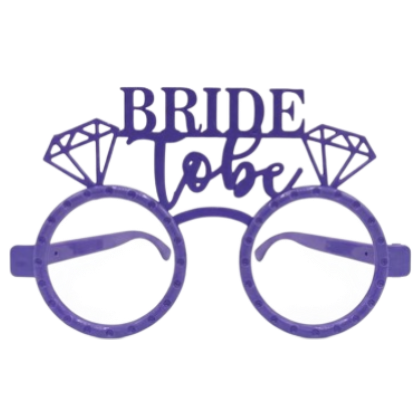 RENKLİ MİKA GÖZLÜK BRİDE TOBE LİLA