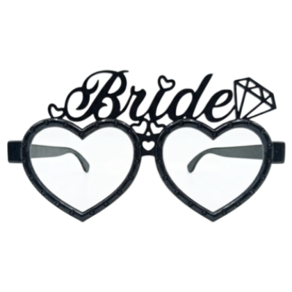 RENKLİ MİKA GÖZLÜK BRİDE SİYAH