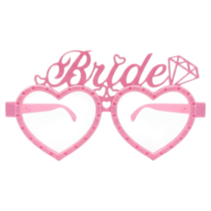RENKLİ MİKA GÖZLÜK BRİDE PEMBE