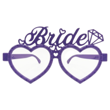 RENKLİ MİKA GÖZLÜK BRİDE MOR