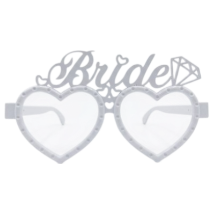 RENKLİ MİKA GÖZLÜK BRİDE BEYAZ