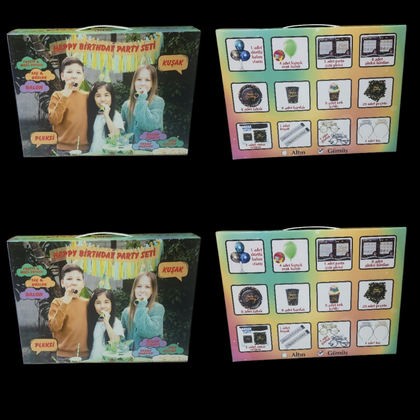 FULL SET HAPPY BİRTHDAY GÜMÜŞ