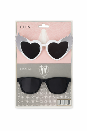 GELİN & DAMAT GÖZLÜK SET GÜMÜŞ