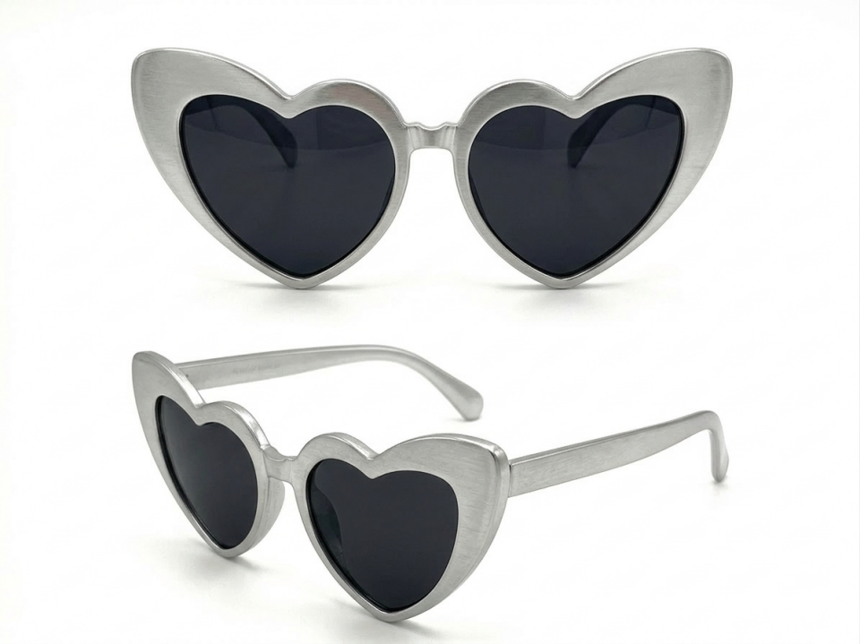 GELİN KALP GÖZLÜK GÜMÜŞ