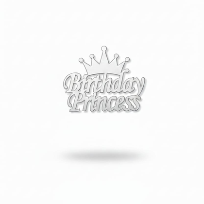 JİLETİN BİRTHDAY PRİNCESS GÜMÜŞ PASTA ÜSTÜ